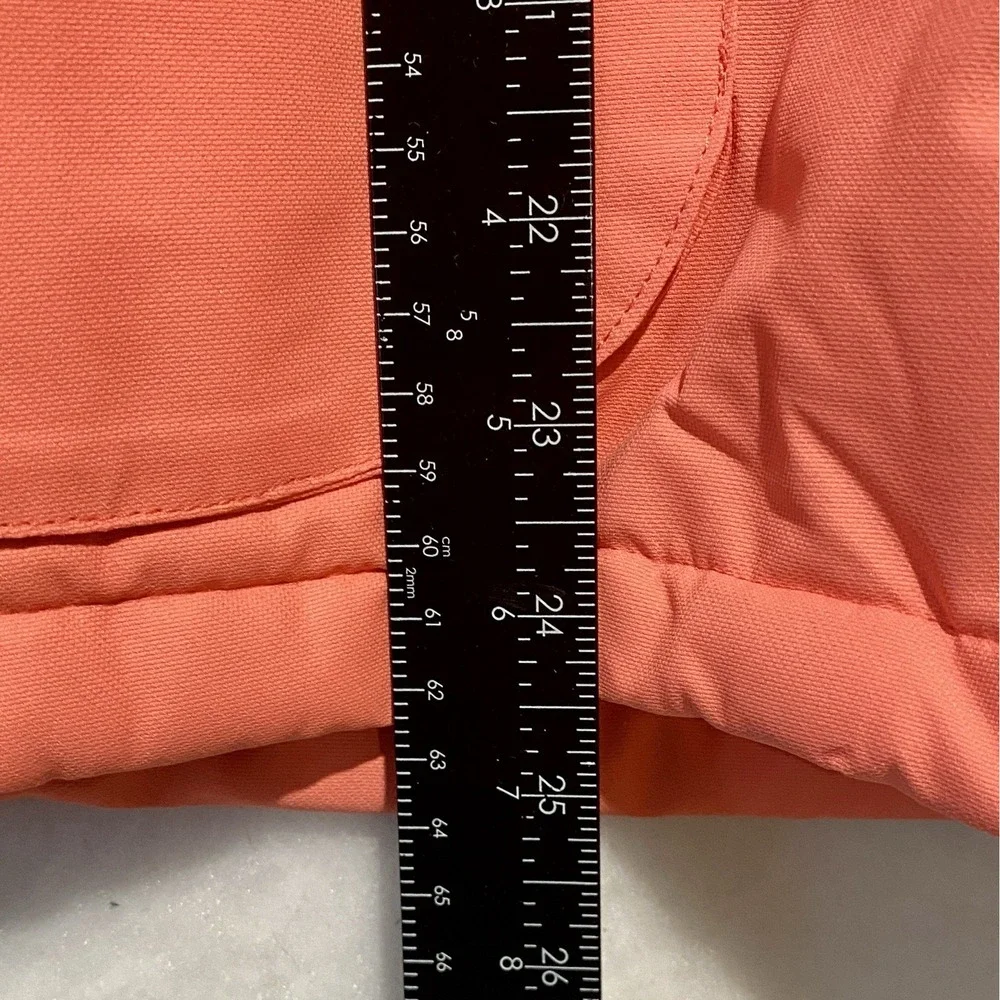SwissTech Girls Size L 10-12 Orange/Coral Hooded Coat Zip-Up‎ * Outer Coat Only